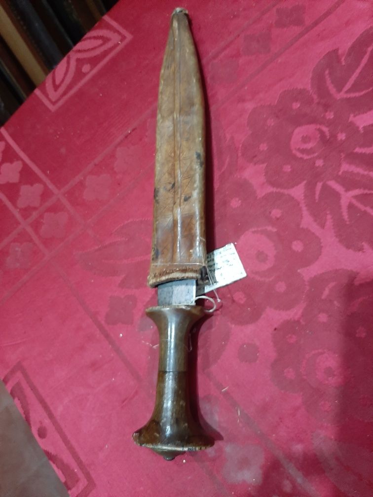 Kukri nepalês com punho em chifre Séc XIX/XX
