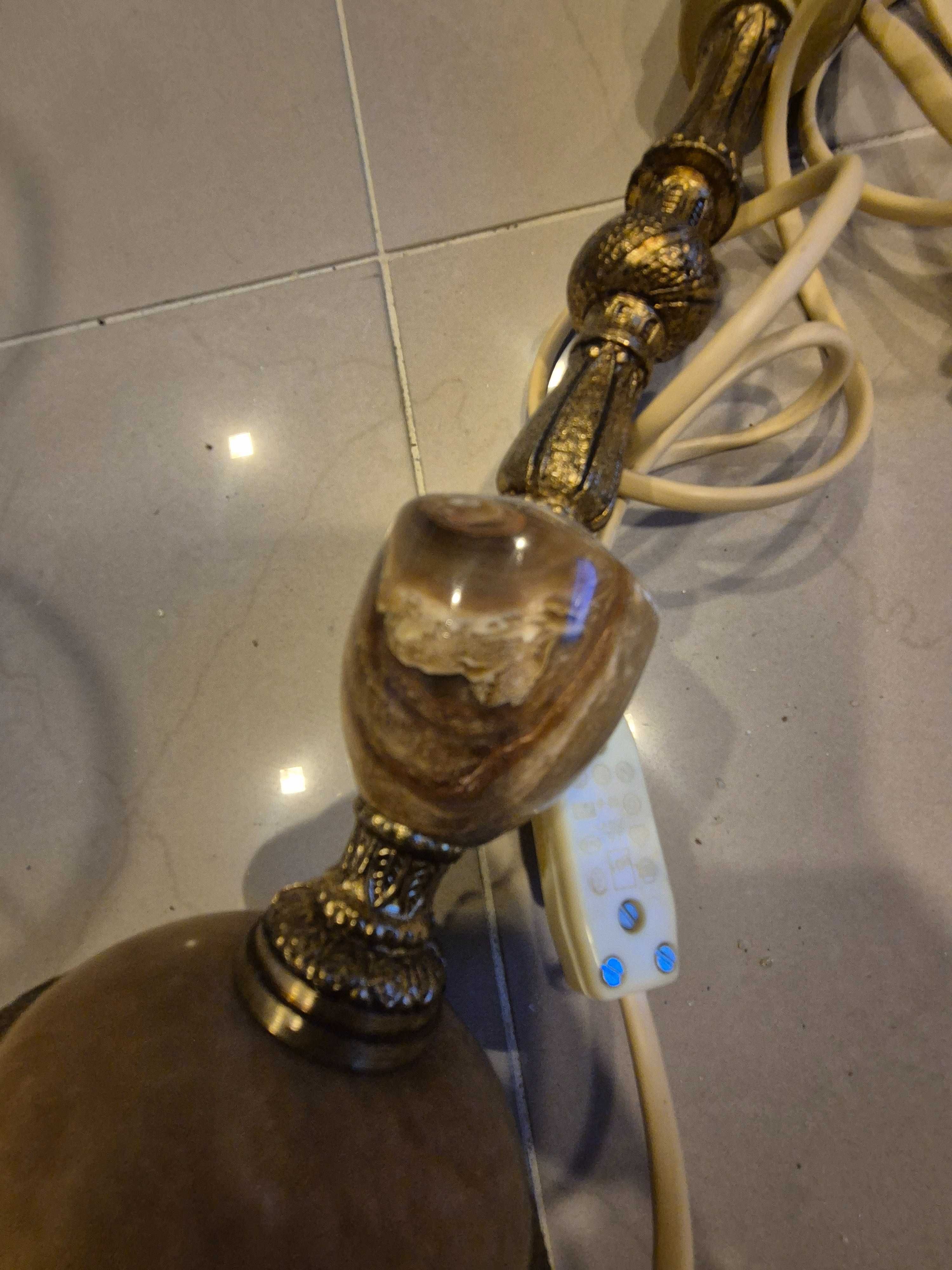 Lampa antyk stara marmur mosiądz