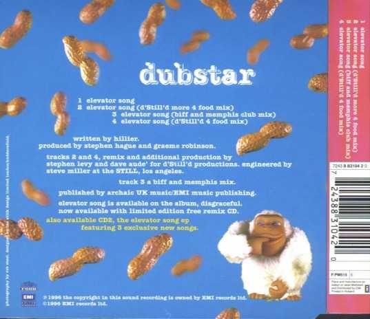 Dubstar – Elevator Song (The Mixes) [CD Maxi-Single 1996]