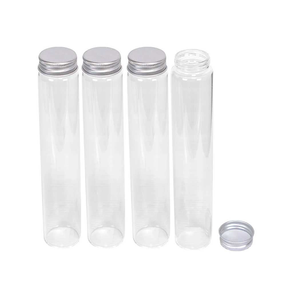 19 sztuk 180ml probówki butelki ze srebrnymi aluminiowymi kapslami