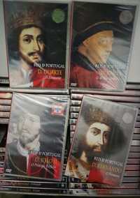 História dos Reis de Portugal - 36 dvd's - NOVOS