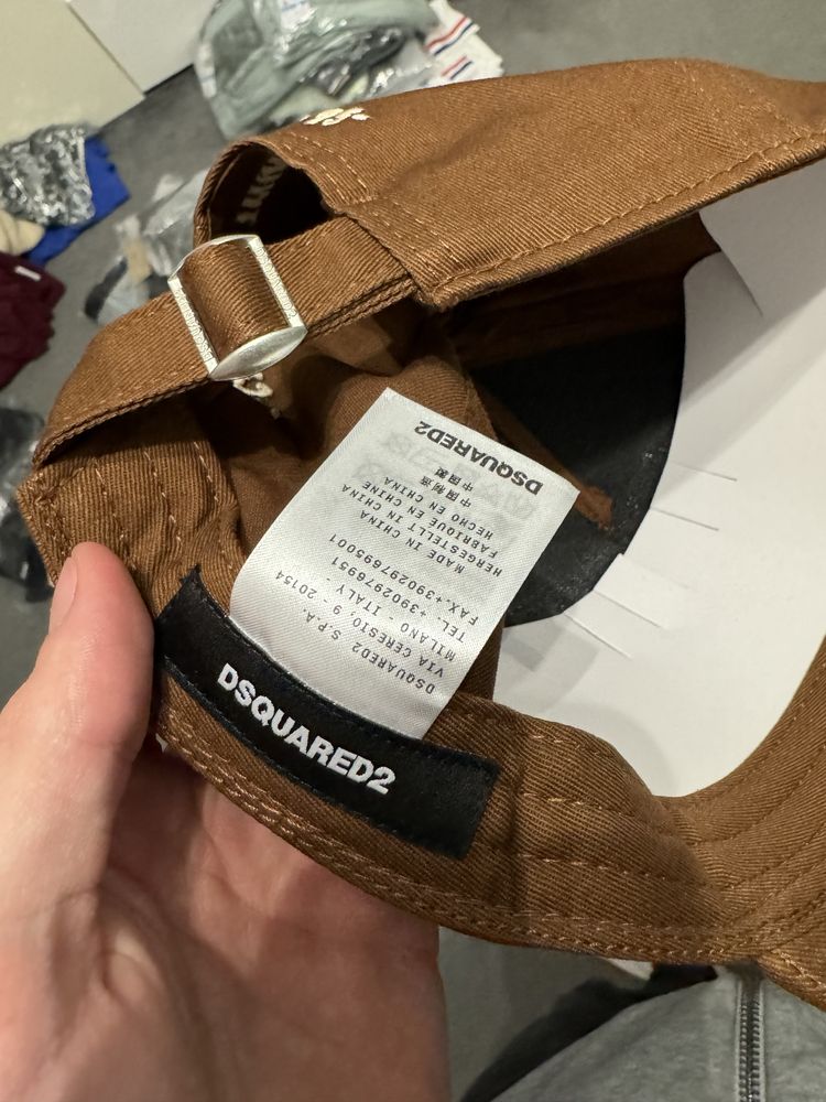 Dsquared2 Czapka brąz