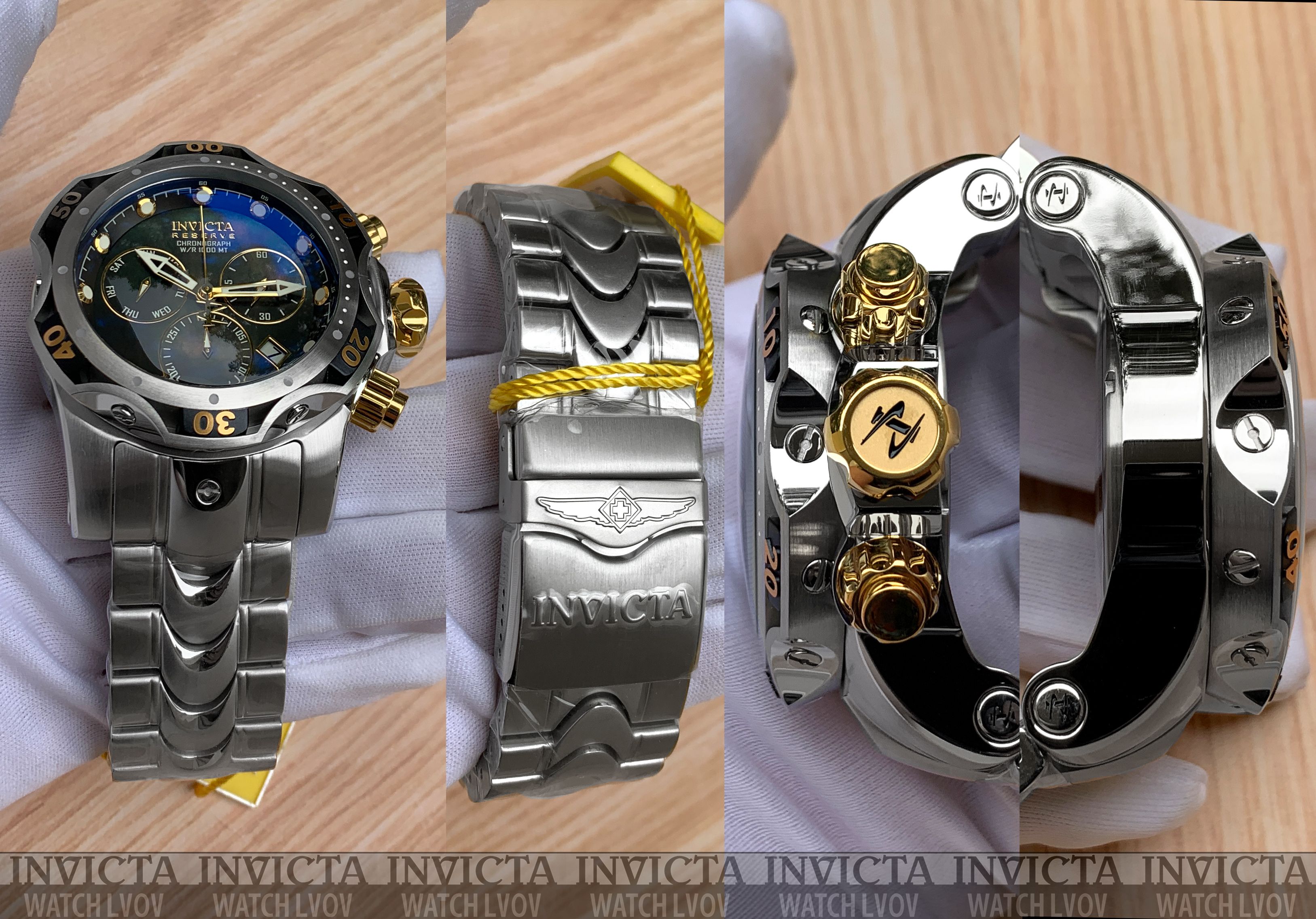 Часы Invicta 25977 Reserve Venom Mother of Pearl Black Gen III Swiss