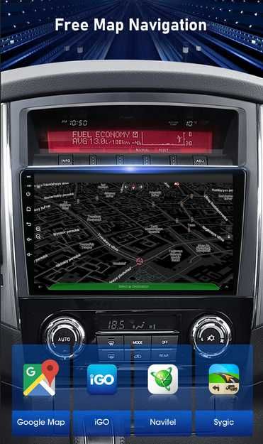 Radio nawigacja Mitsubishi Pajero 4 2006=2014 ANDROID WiFi GPS