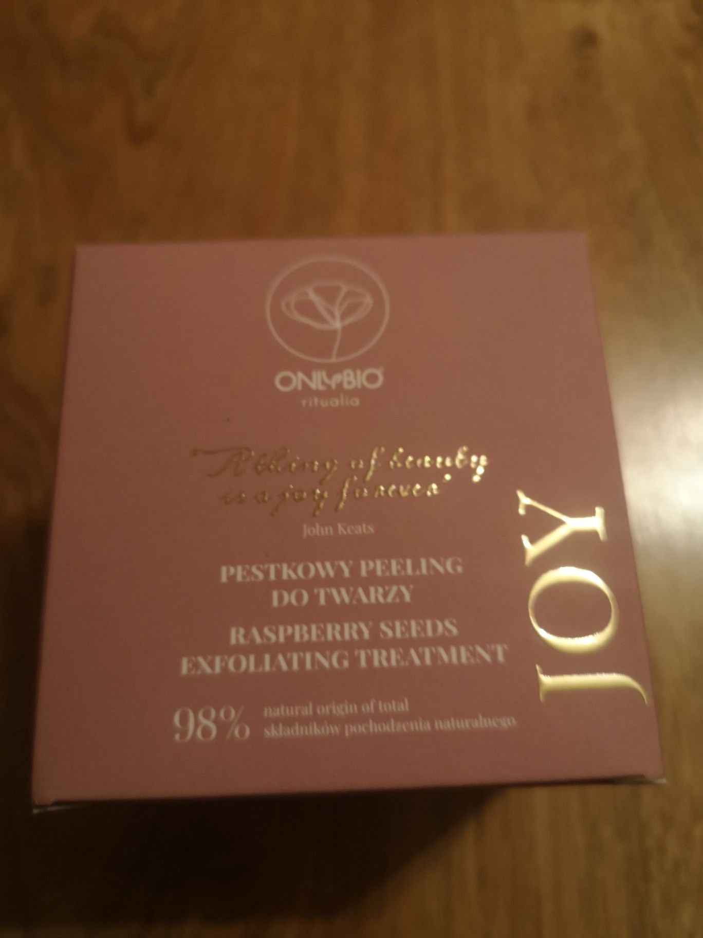 Pestkowy peeling do twarzy onlybio 50 ml nowy