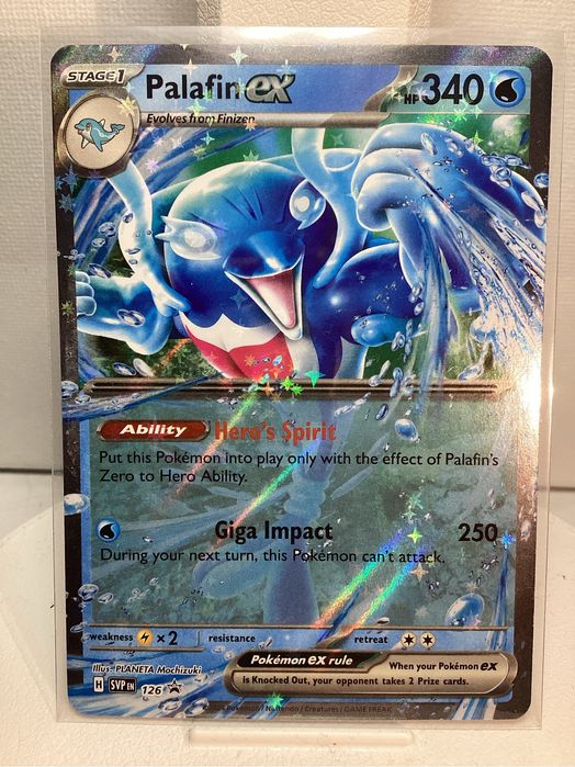 Pokemon TCG: Palafin EX PROMO 126 SVP Scarlet & Violet