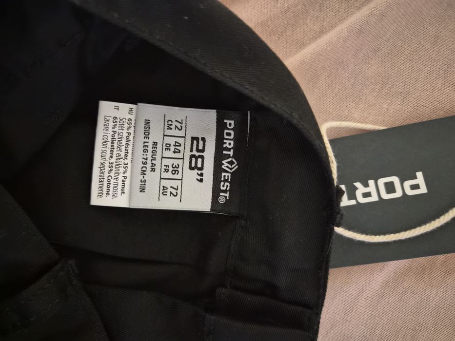 Spodnie bojówki czarne nowe