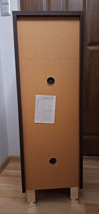 Szafka łazienkowa z koszem na pranie