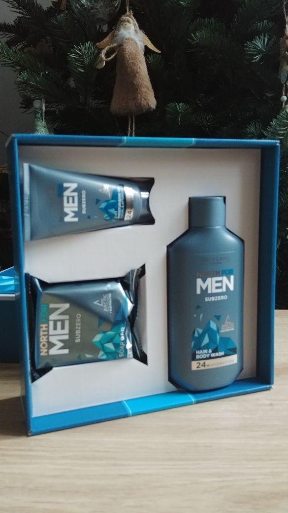 Oriflame Zestaw North for Men SubZero dla niego - pudełko prezentowe