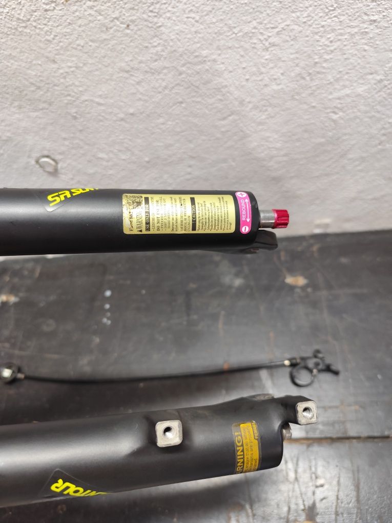 Suspensão suntour xcr 32 100mm roda 29