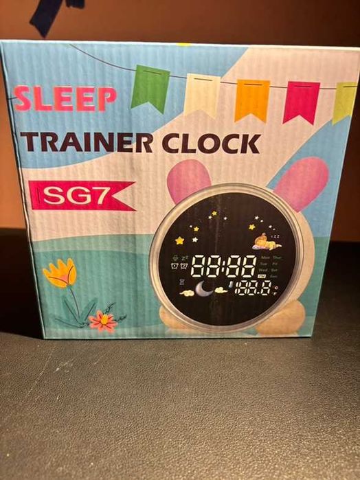 Zegar Budzik dla dzieci w kształcie królika