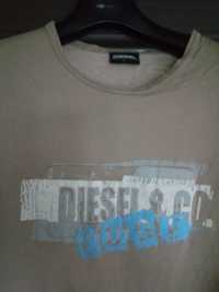 T-shirt Diesel beżowy rozm L