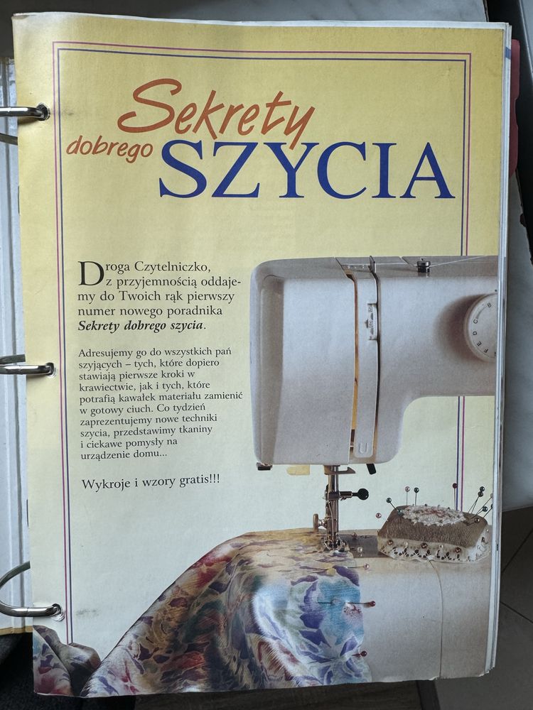 Sekrety szycia (4 segregatory)