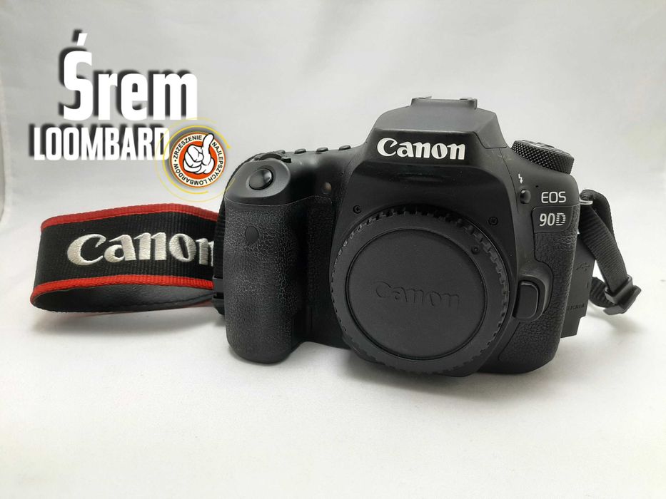 Lustrzanka Canon EOS 90D Komplet + Druga Bateria