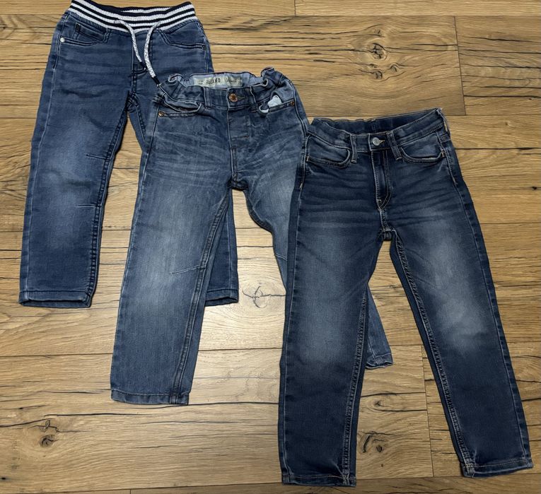 Spodnie dzieciece jeans H&M r. 110
