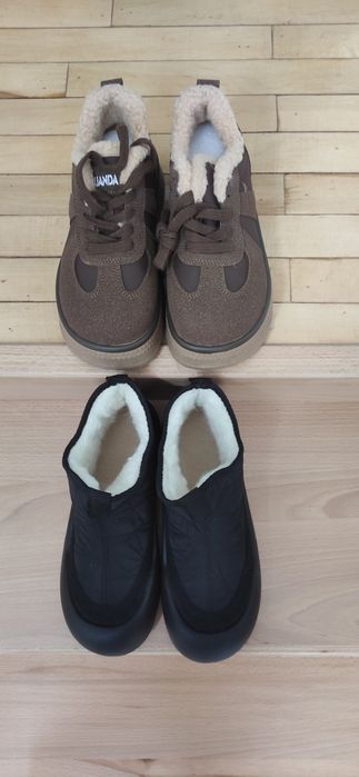 Нові жіночі утеплені кросівки, черевики на зиму чи холодну осінь