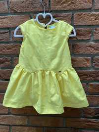 Żółta sukienka mayoral 92