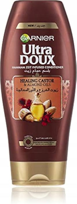 Garnier Ultra Doux Odżywka Migdałowo-Rycynowa 400 Ml