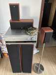 Zestaw audio Panasonic + kolumny głośnikowe
