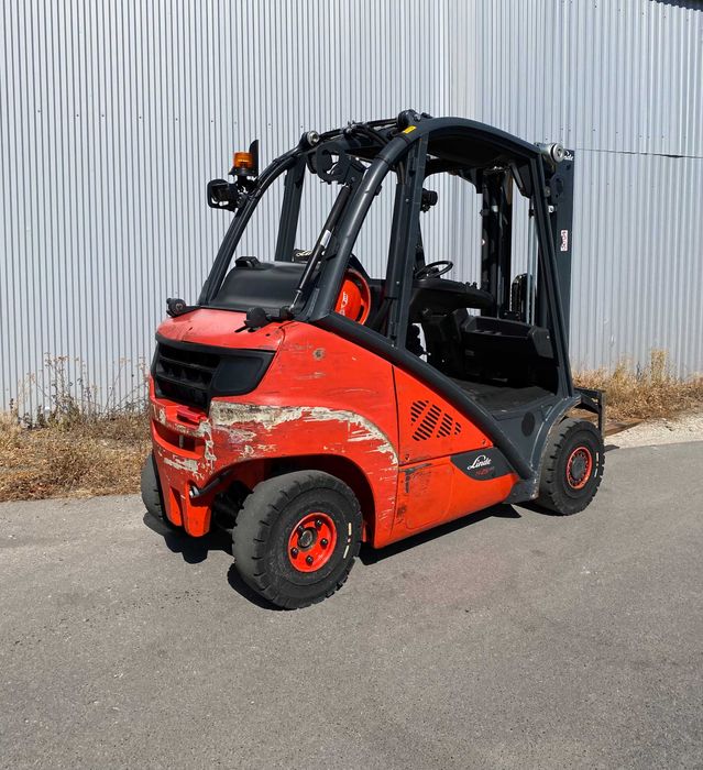 Wózek widłowy LINDE H25T, TRIPLEX, PRZESUW BOCZNY, 2017 rok