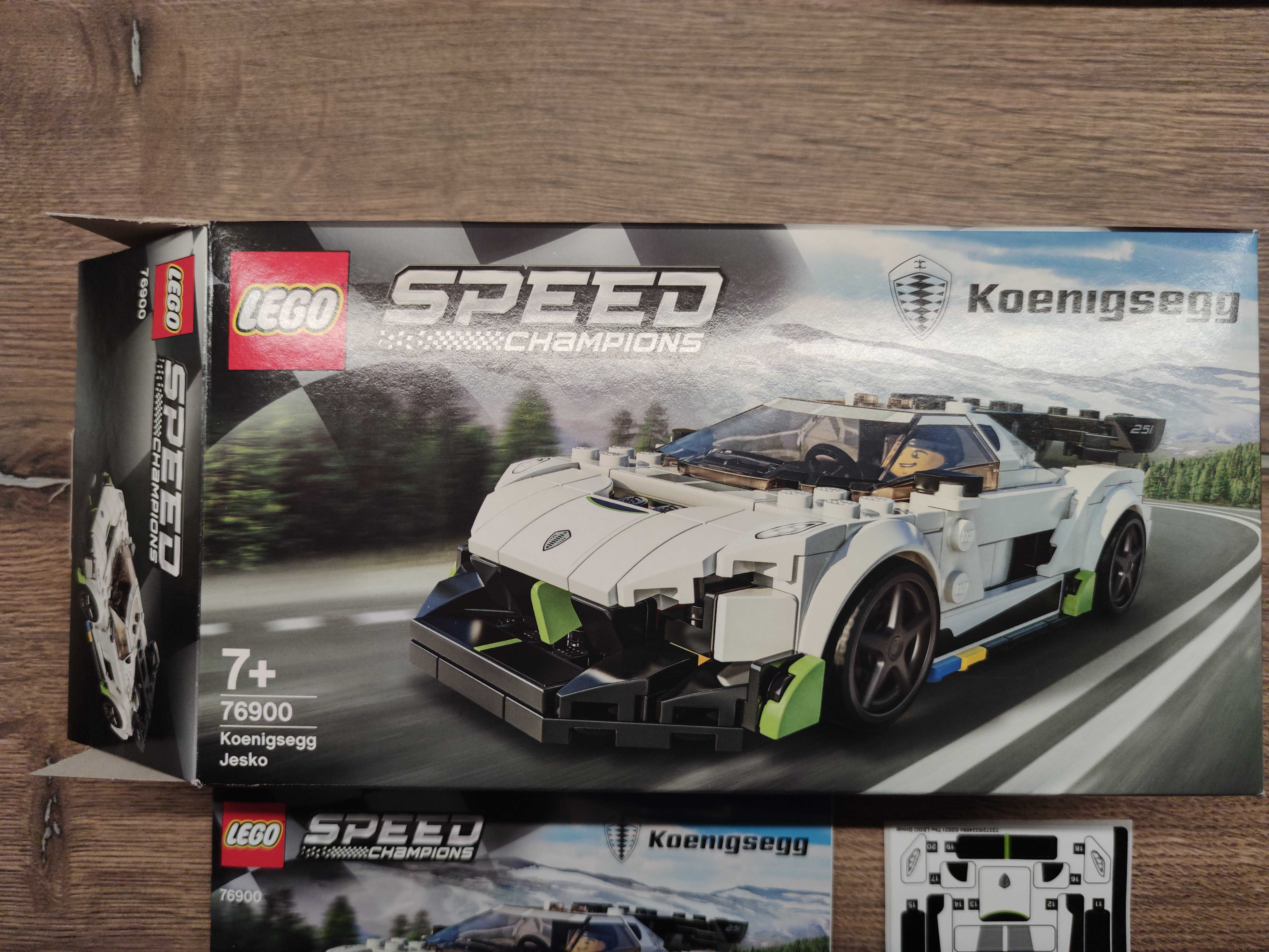 Lego Speed | 76900 | Koenigsegg Jesko | Pudełko+instrukcja+naklejki