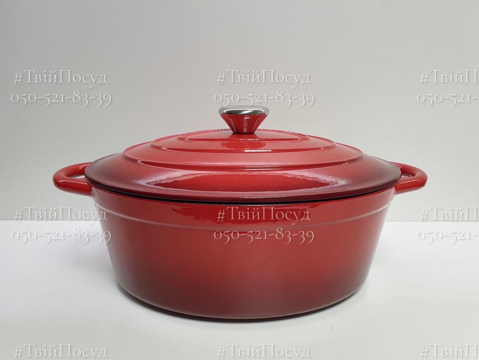 Чугунная кастрюля гусятница RINGEL Essen жаровня казан