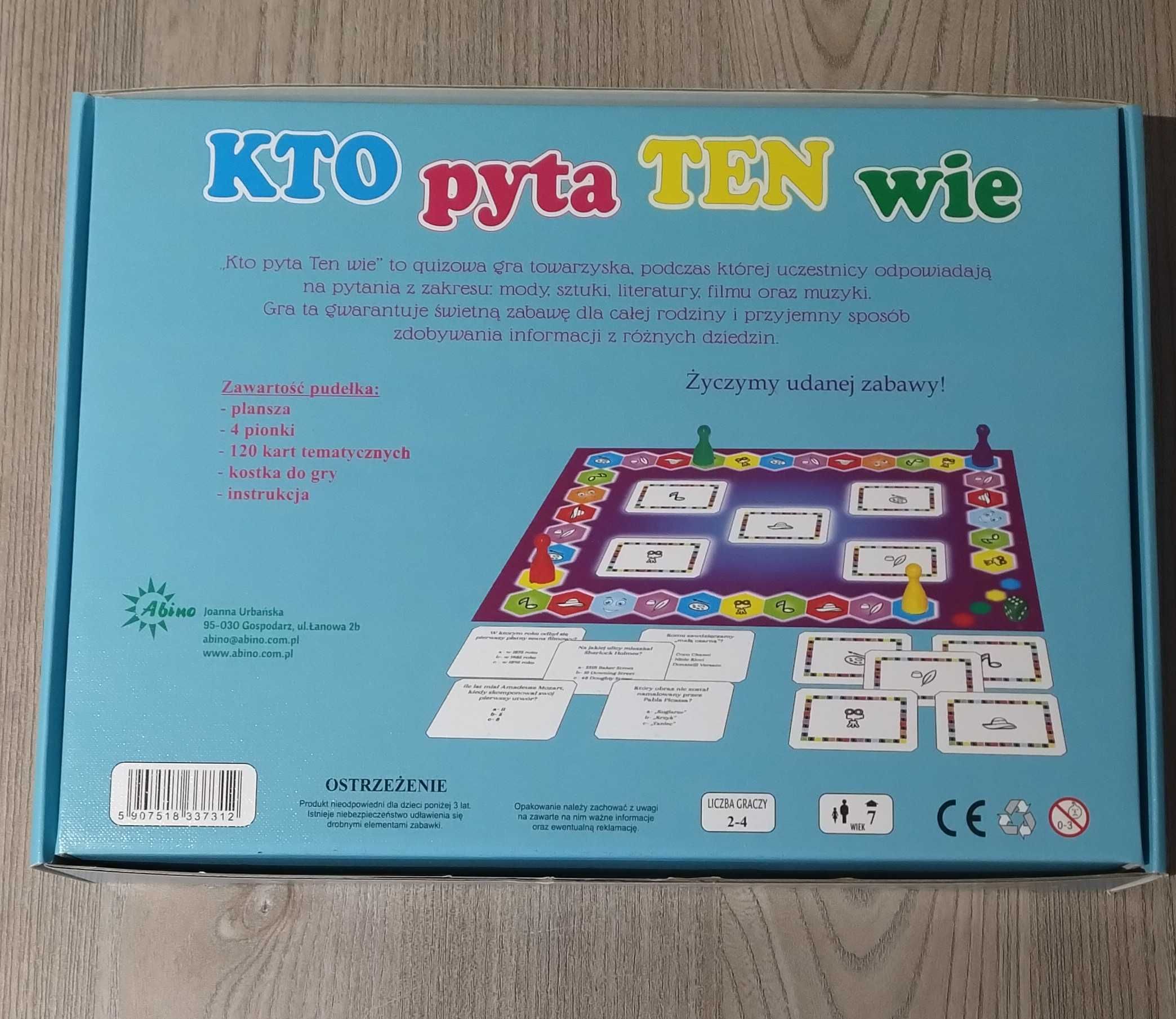 Gra KTO pyta TEN wie - edycja specjalna