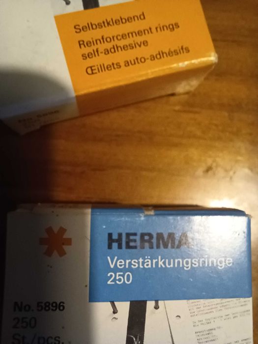 Argolas para reforçar folhas