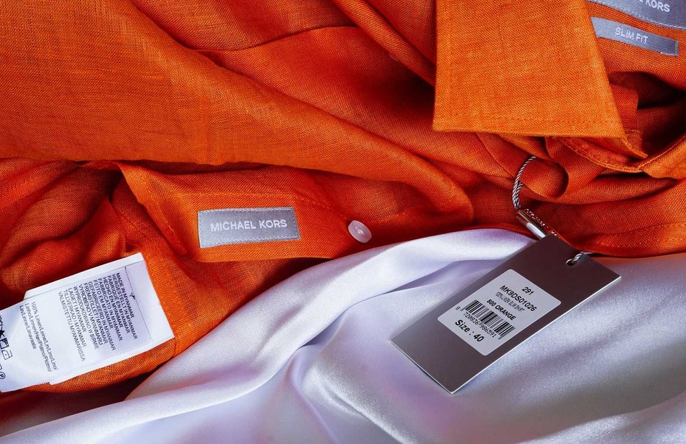 Michael Kors koszula lniana slim XL 44 guess barba napoli ck RRP €340