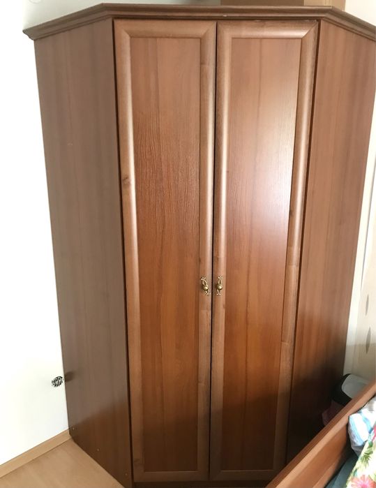 Szafa rogowa narożna duża pojemna