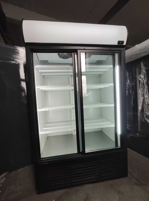 Холодильна шафа вітрина Inter 1200-12 Антрацит. Є сервіс!