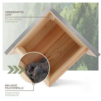 Будиночок для джмелів Wildtier Herz (Hummelhotel)