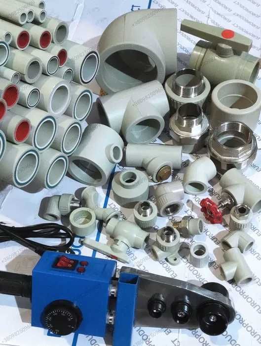 Труби та фітинги поліпропілен Польща, Туреччина, Чехія