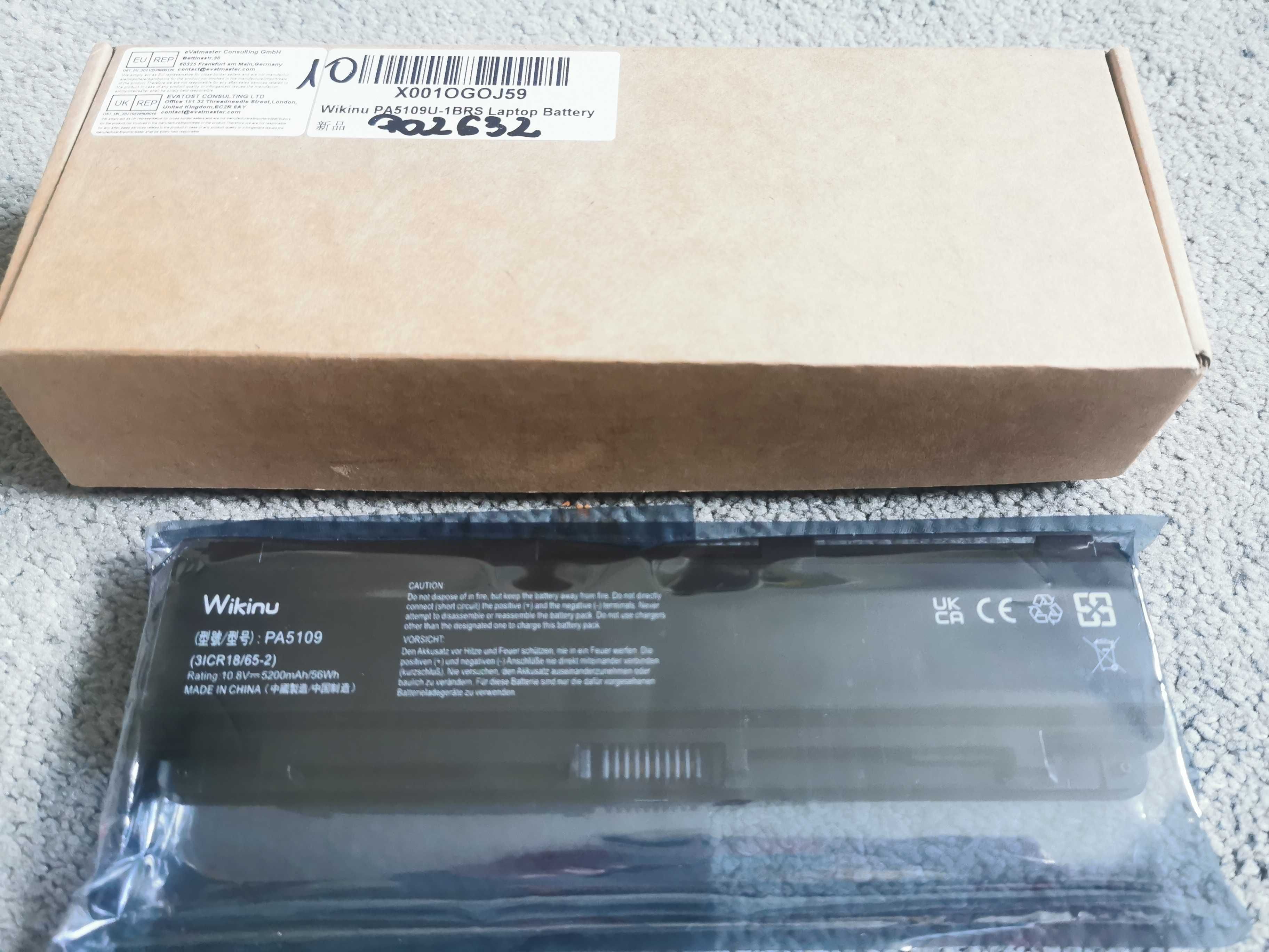 Bateria Do Laptopów Toshiba litowo-jonowa 5200 mAh Wikinu