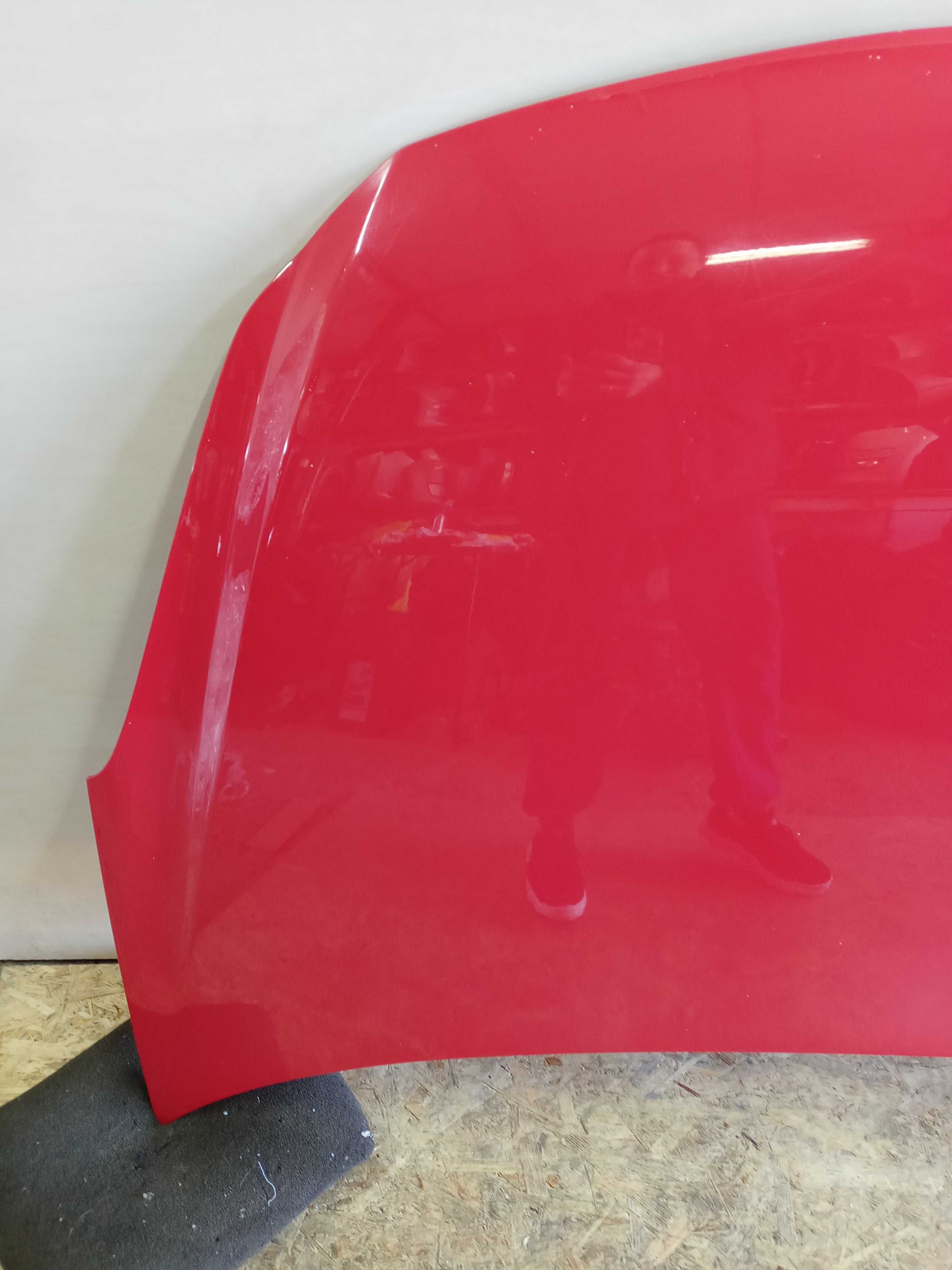 Opel Corsa D maska przód przednia kolor Z547 czerwona demontaż