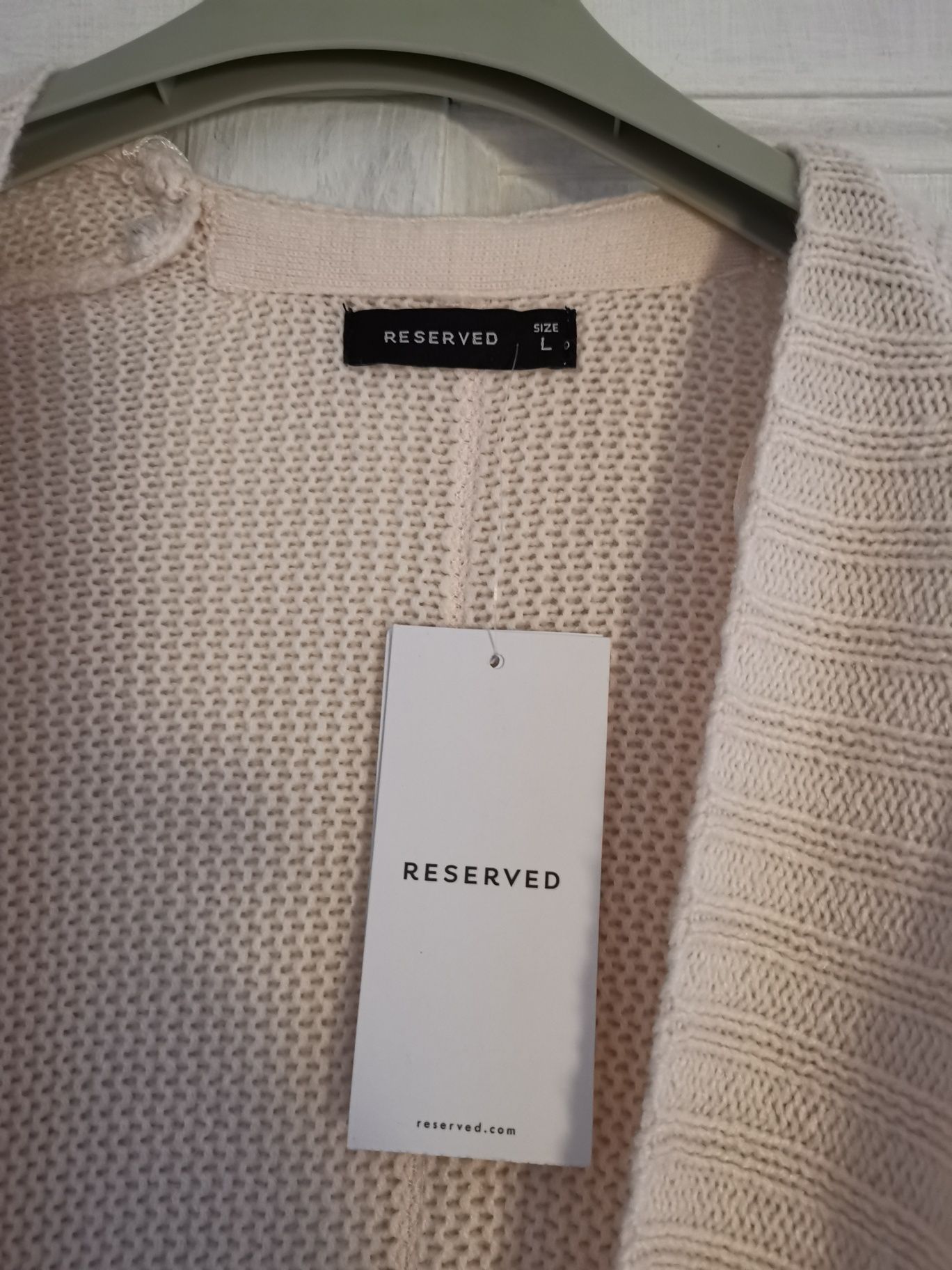 Cardigan, długi sweter Reserved