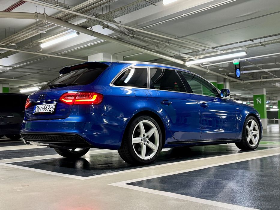 Audi A4 Avant Audi A4 COMPETITION 6-bieg 150KM Quattro 2x S-Line SEPANG BLAU WROCŁAW