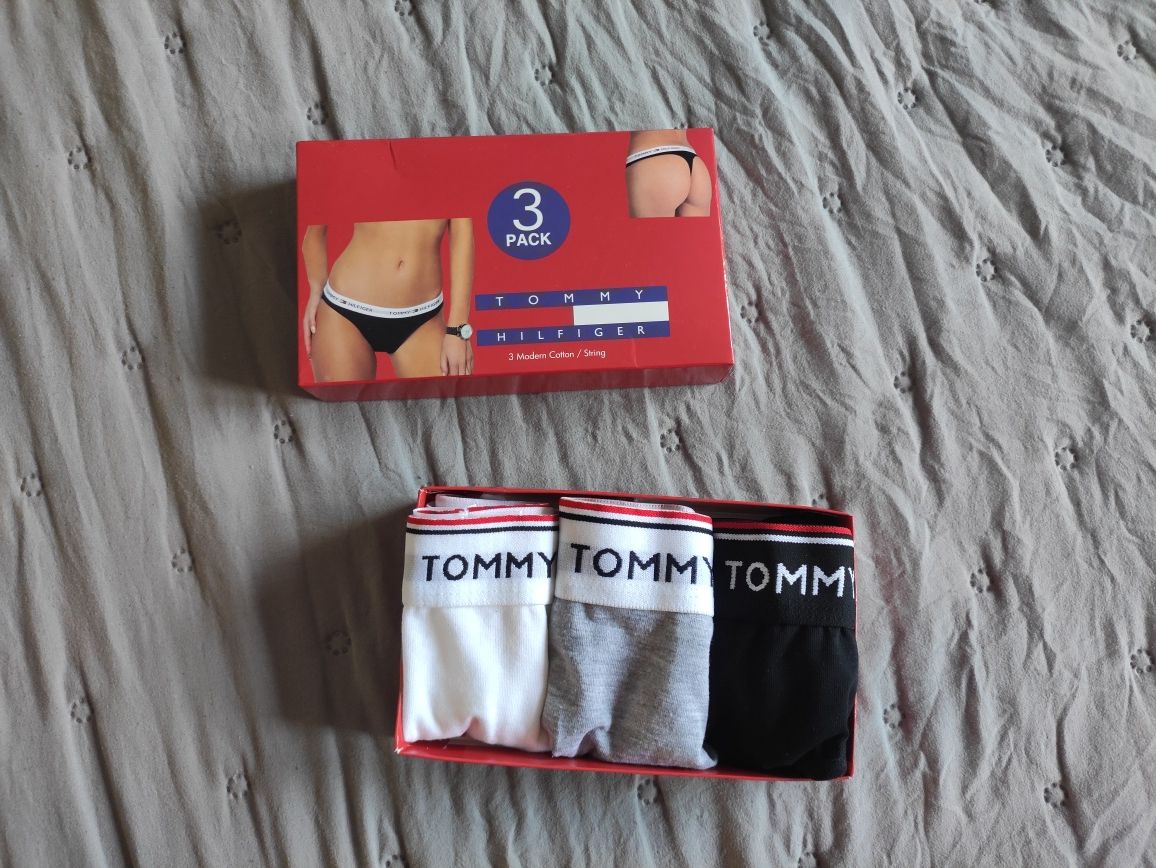 3pak stringów Tommy Hilfiger rozm.S