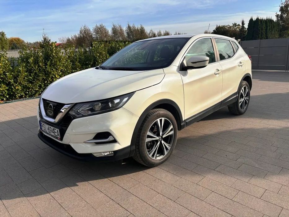 Nissan Qashqai Qashqai 1.2 benz, niski przebieg, biała perła, Zarejstrowany