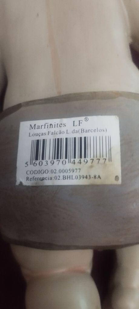 Menino Jesus em marfinite mais almofada em veludo