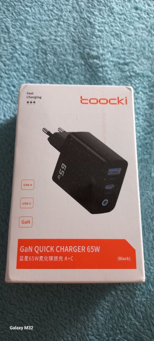 Зарядка зарядний пристрій Toocki 65W GaN