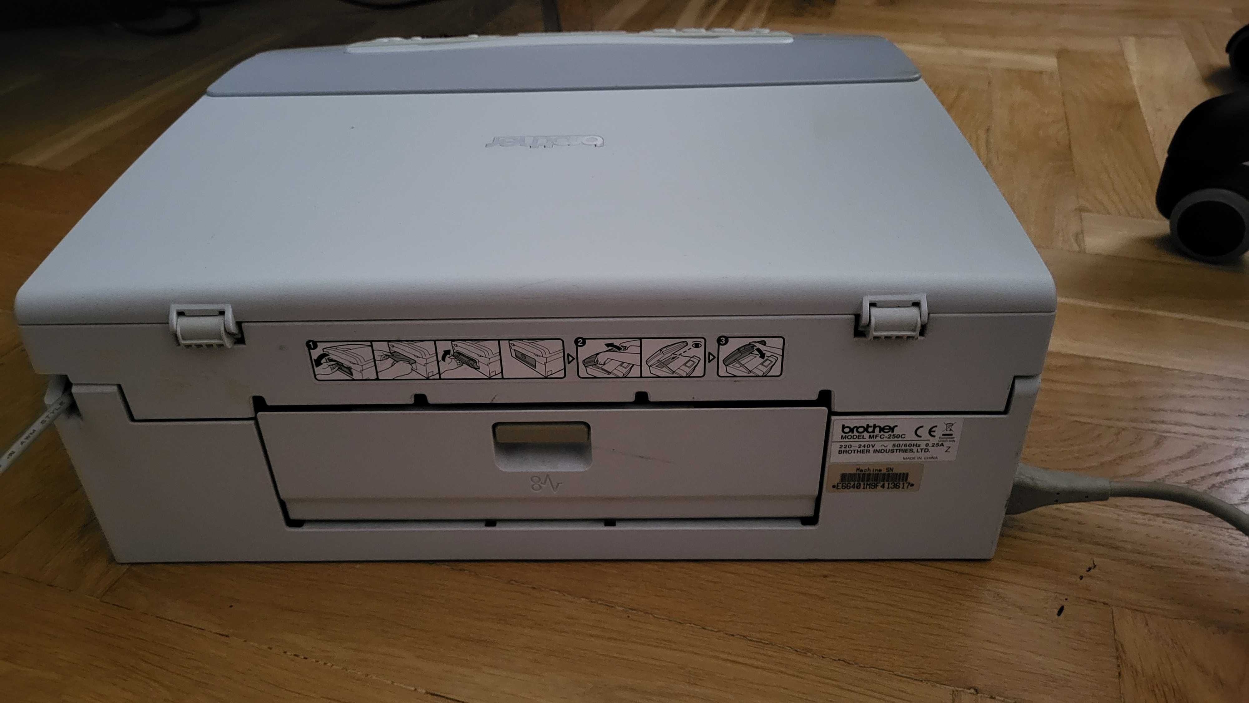 Brother MFC-250C - kolor - sprawna, ale sprzedaję jako uszkodzona