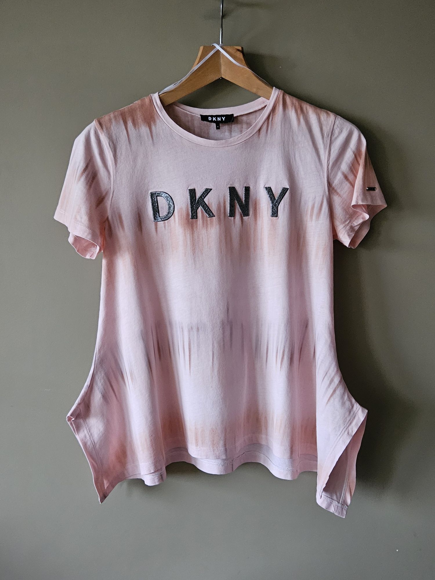DKNY asymetryczna bluzka S/M