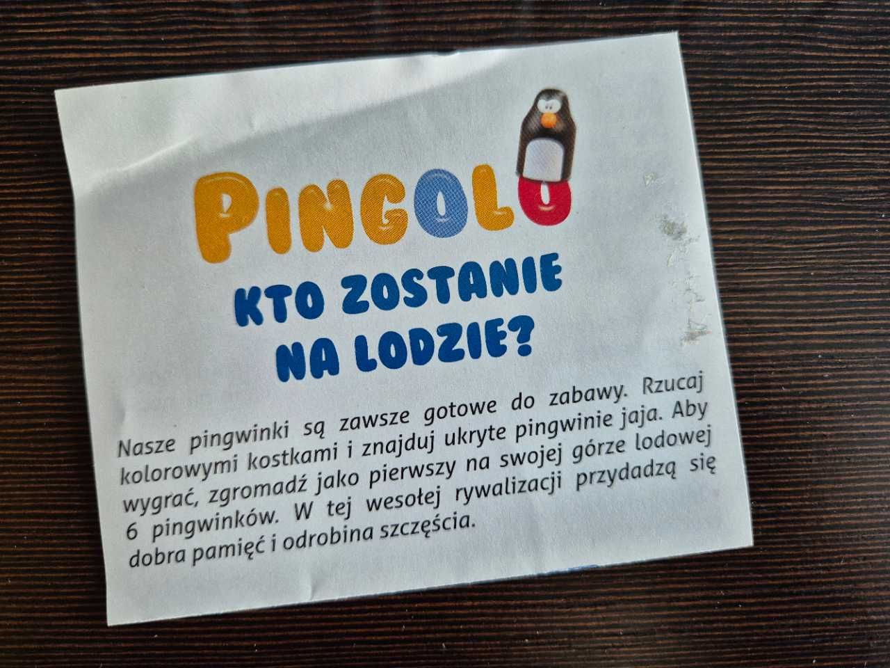 Gra dla dzieci Pingolo - Kto zostanie na lodzie?, FoxGames