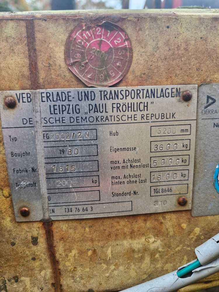 wózek widłowy diesel