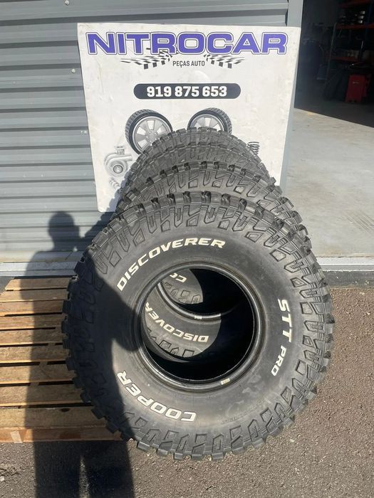 Pneus 35 x 12.50 x 15 cooper discoverer stt pro como novos99% de piso