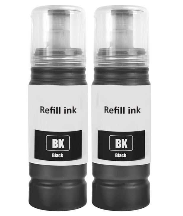 2x 70ml Tusz Do Drukarki Czarny Epson