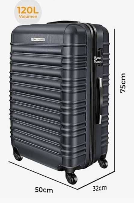 Walizka z tworzywa ABS 120l Kesser