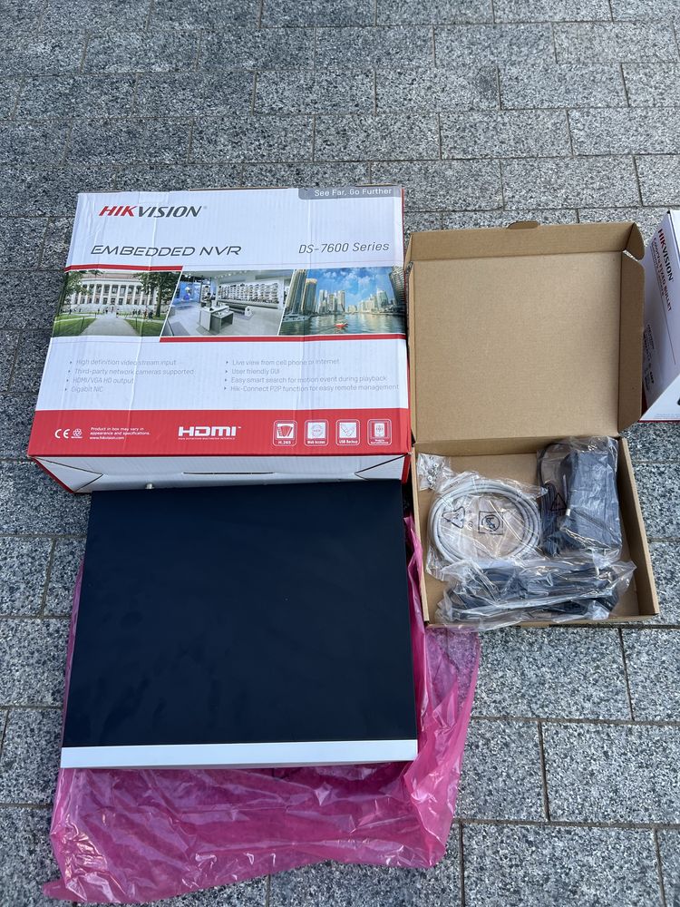 16-канальный сетевой видеорегистратор Hikvision DS-7616NXI-I2/4S,камер