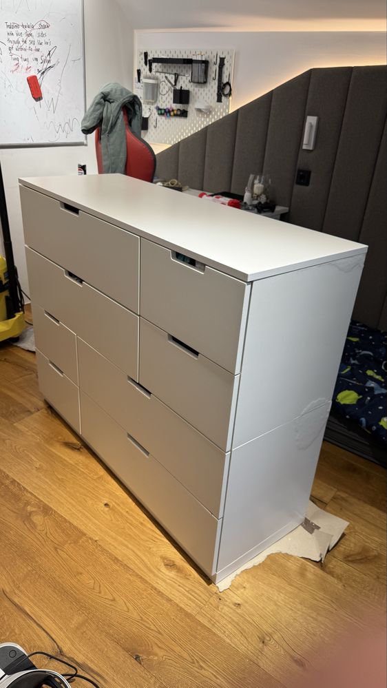 Ikea Nordli komoda szuflady szafka